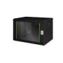 Digitus | Wall Mounting Cabinet | DN-19 07-U-SW | Black | IP protection class: IP20 - 2